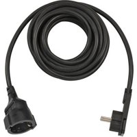 Brennenstuhl Qualitäts-Kunststoff-Verlängerungskabel mit Flachstecker 5m H05VV-F3G1,5 schwarz Brennenstuhl Qualitäts-Kunststoff-Verlängerungskabel mit Flachstecker 5m H05VV-F3G1,5 schwarz von Brennenstuhl