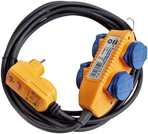 Brennenstuhl Schutzadapterleitung FI IP44 mit Powerblock Baustelleneinsatz und Outdoor 4-fach 5m, 1168720 Brennenstuhl Schutzadapterleitung FI IP44 mit Powerblock Baustelleneinsatz und Outdoor 4-fach 5m, 1168720 von Brennenstuhl