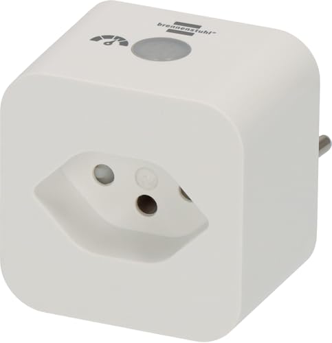 Brennenstuhl Smart Steckdose Schweiz mit Verbrauchsüberwachung - Intelligente WiFi-Steckdose kompatibel mit Alexa, Google Home und Matter - Zeitgesteuerter Smart Plug mit Sprachsteuerung und Brennenstuhl Smart Steckdose Schweiz mit Verbrauchsüberwachung - Intelligente WiFi-Steckdose kompatibel mit Alexa, Google Home und Matter - Zeitgesteuerter Smart Plug mit Sprachsteuerung und von Brennenstuhl