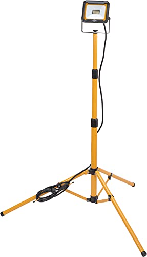 Brennenstuhl Stativ LED Baustrahler JARO 2050 T (20W, 1950lm, 6500K, IP65, LED Arbeitsstrahler mit Stativ und 3m Kabel) von Brennenstuhl