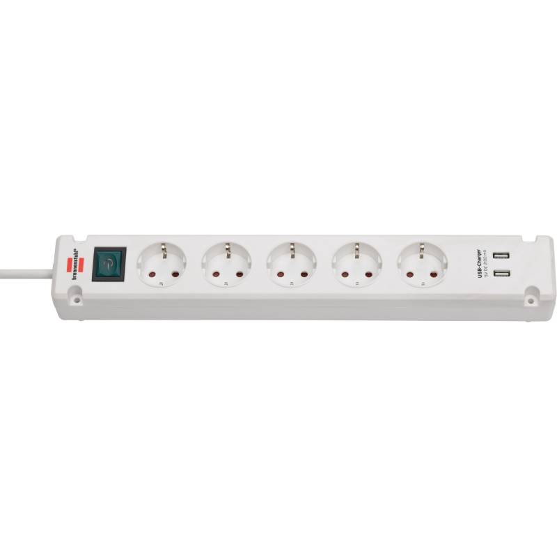 Brennenstuhl Steckdosenleiste 'Bremounta' 5-fach mit USB-Ladefunktion 46 cm von Brennenstuhl