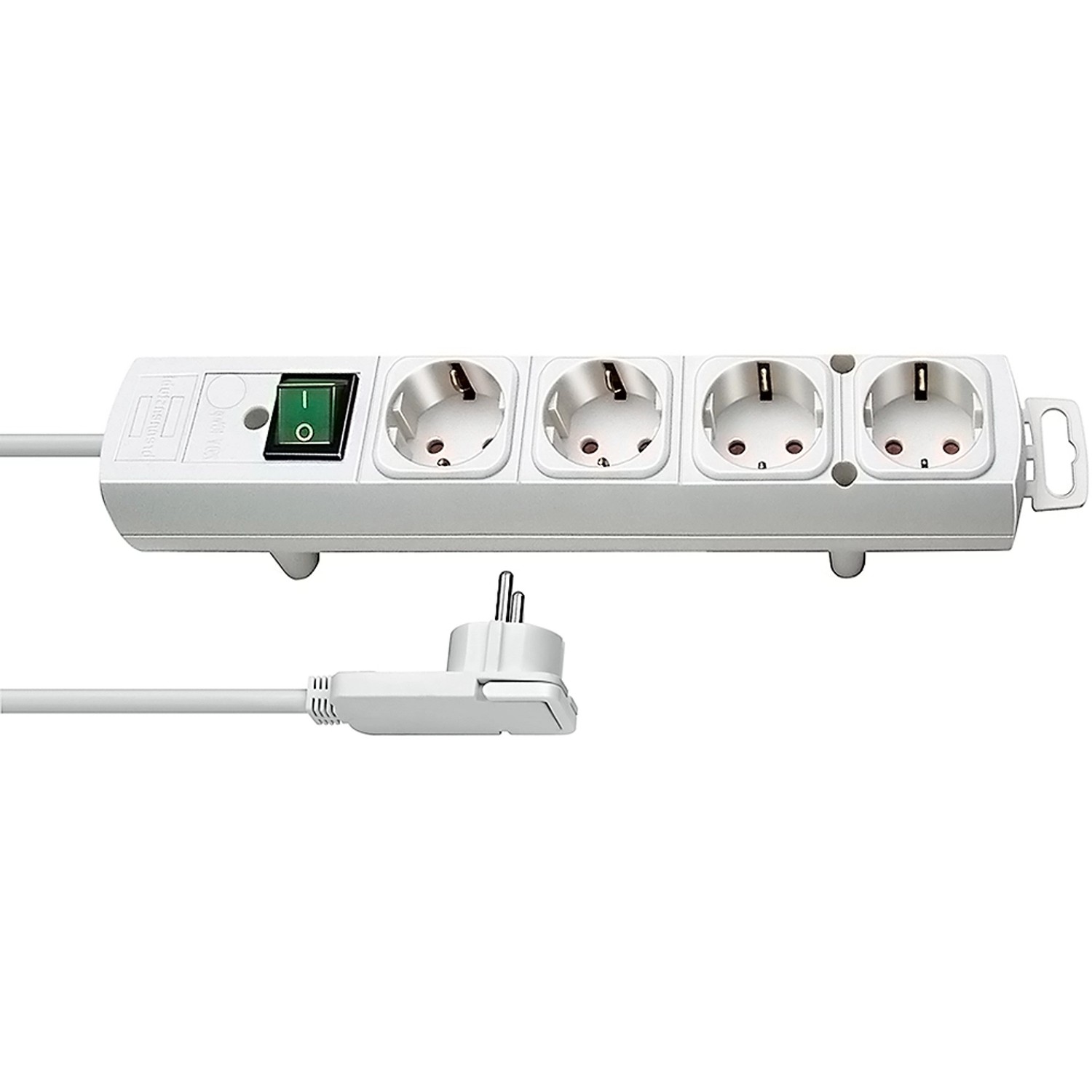 Brennenstuhl Steckdosenleiste Comfort-Line Plus 4-fach Weiß 2 m von Brennenstuhl