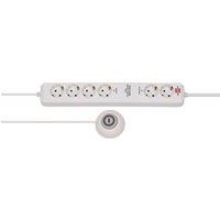 Brennenstuhl Steckdosenleiste "Eco-Line Comfort Switch Plus", 6-fach, (Kabellänge 1,5 m), 2 permanente und 4 schaltbare Steckdosen, beleuchteter Fußschalter von Brennenstuhl