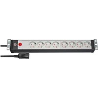 Brennenstuhl Steckdosenleiste "Premium-Line 19"", 8-fach, (Kabellänge 3 m), für Schaltschränke, mit Kaltgerätestecker von Brennenstuhl