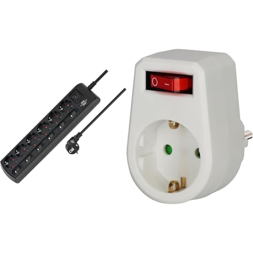 Brennenstuhl Steckdosenleiste einzeln schaltbar 6-Fach mit 2-poligen Schaltern weiß Brennenstuhl Steckdosenleiste einzeln schaltbar 6-Fach mit 2-poligen Schaltern weiß von Brennenstuhl