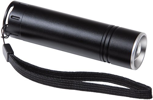 Brennenstuhl Taschenlampe LED LuxPremium/Taschenleuchte mit Batterien und CREE-LED (150 lm, stufenlos fokussierbar, IP54) schwarz von Brennenstuhl