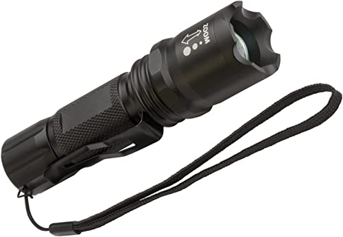 Brennenstuhl Taschenlampe LED LuxPremium/Taschenleuchte mit Batterien und CREE-LED (250 lm, umfangreiche Licht-Funktionen) schwarz von Brennenstuhl