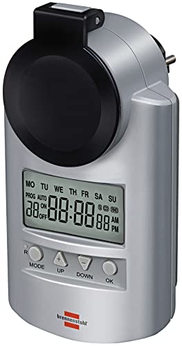 Brennenstuhl Zeitschaltuhr, grau, 1507491 dt ip44 von Brennenstuhl