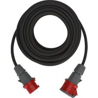 CEE Verlängerungskabel IP44 25m schwarz H07RN-F 5G2,5 5-polig von Brennenstuhl