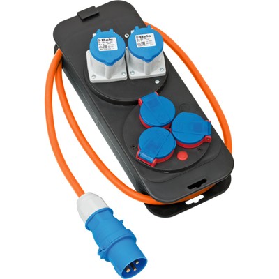 Camping-Stromstation 2xCEE230V/16A, 3x230V 1,5m H07RN-F3G2.5 mit CEE Stecker von Brennenstuhl