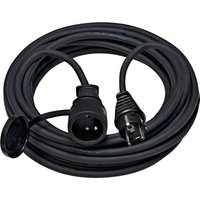 Brennenstuhl - elektrische verlängerungsverlängerung pro IP44 schwarz 10m - H07RN-F 3G2,5 von Brennenstuhl
