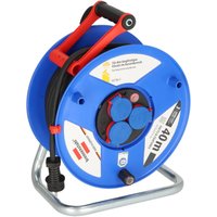 Brennenstuhl - Kabeltrommel Kunststoff Garant für die Baustelle 40m H07RN-F 3G2,5 1233120 von Brennenstuhl