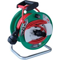 Brennenstuhl - Garten-Kabeltrommel Außen 25m H05RR-F3x1,5, rot Kabeltrommel von Brennenstuhl