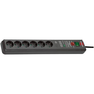 Steckdosenleiste Secure-Tec 1159540376 6-fach anthrazit von Brennenstuhl