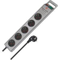 Super-Solid-Line Steckdosenleiste 5-fach silber 2,5m H05VV-F 3G1,5 Super-Solid-Line Steckdosenleiste 5-fach silber 2,5m H05VV-F 3G1,5 von Brennenstuhl
