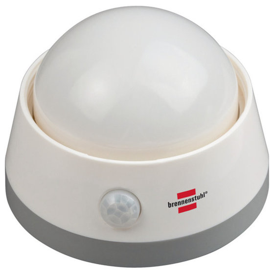 brennenstuhl® - Batterie LED-Nachtlicht NLB 02 BS mit Bewegungsmelder und Schalter 2 LED 60lm von Brennenstuhl
