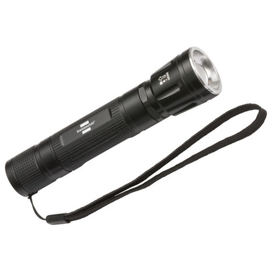 brennenstuhl® - LuxPremium Akku-Fokus-LED-Taschenlampe TL 300 AF IP44 mit CREE-LED (350 lm, 180 m, max. 26 h, inkl. USB-Ladekabel) von Brennenstuhl