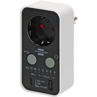 brennenstuhl Timer-Steckdose schwarz brennenstuhl Timer-Steckdose schwarz von Brennenstuhl