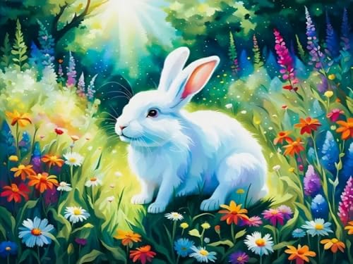 Brennora Vorgedruckt Kreuzstich Set Blumenhase 11CT Stickerei Leinwand kit DIY Kunst für Anfänger Kinder Heimdekoration 40x50 cm von Brennora