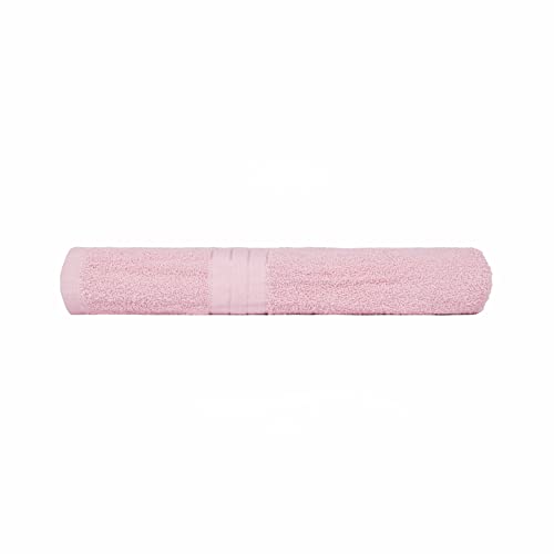 Brentfords Badetuch, 100% Baumwolle, schnell trocknend, saugfähig, 70 x 115 cm, Badehandtücher Rosa von Brentfords