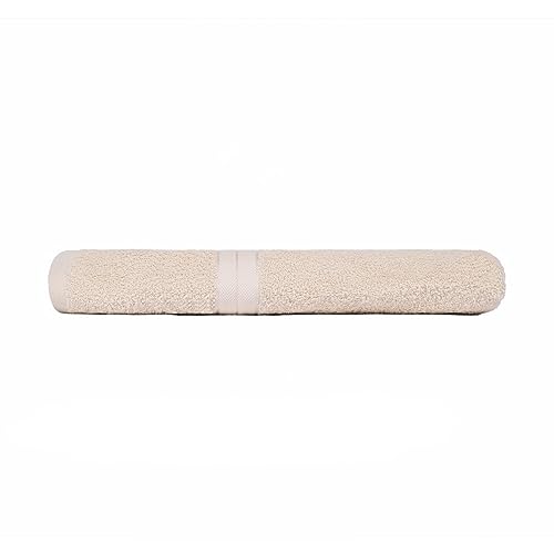 Brentfords Handtücher, 100% Baumwolle, Badetücher, super saugfähig, schnell trocknend, Handtücher für Küche, Badezimmer, Beige, 50 x 80 cm von Brentfords