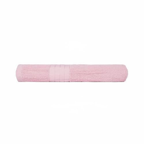 Brentfords Jumbo Handtuch-Set, für Einzelbett, 100% Baumwolle, extra groß, Premium-Qualität, super saugfähig und schnell trocknend, 90 x 150 cm, Rosa von Brentfords