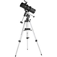 Bresser Optik Pluto 114/500 EQ Spiegel-Teleskop Äquatorial Newton Vergrößerung 20 bis 375 x von Bresser Optik