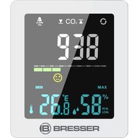 BRESSER CO² Luftqualitätsmonitor Smile weiß von Bresser