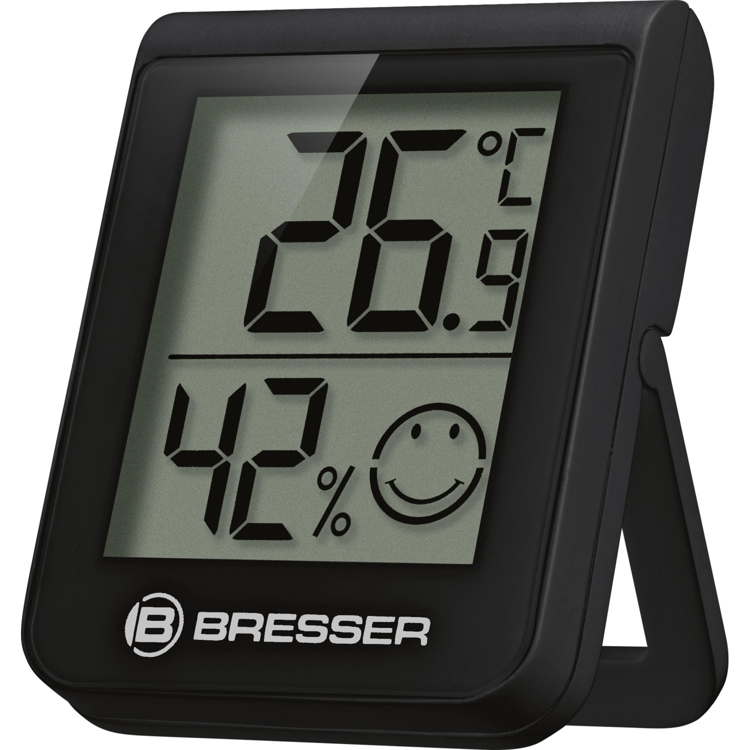 BRESSER HumiTemp Thermo- und Hygrometer Schwarz von Bresser