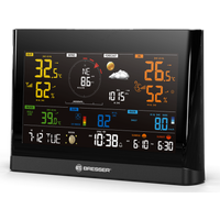 BRESSER WLAN Comfort Wettercenter mit 7-in-1 Profi-Sensor von Bresser