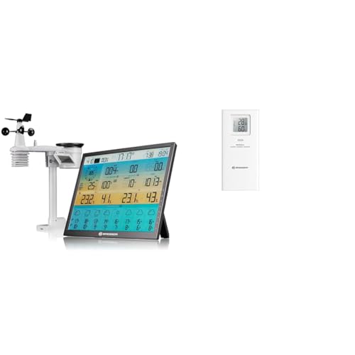 Bresser 8-Tage 4CAST XL WLAN-Funk-Wetter-Station & Thermometer/Hygrometer Sensor zur Temperatur- und Luftfeuchtigkeitsmessung Bresser 8-Tage 4CAST XL WLAN-Funk-Wetter-Station & Thermometer/Hygrometer Sensor zur Temperatur- und Luftfeuchtigkeitsmessung von Bresser