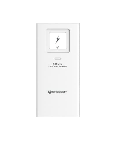 Bresser Blitzsensor als zusätzlicher Außensensor für Wetter-Center 7003210, 7003220, 7003230, Funkfrequenz 868 MHz von Bresser