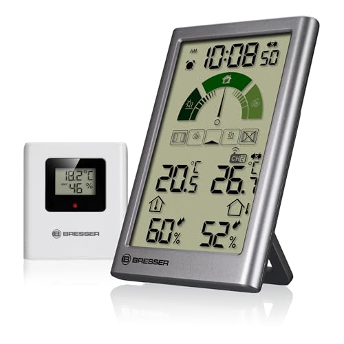 Bresser Thermo-Hygrometer VentAir V, Lüftungsempfehlung, Temperatur- und Luftfeuchtigkeitsanzeige Bresser Thermo-Hygrometer VentAir V, Lüftungsempfehlung, Temperatur- und Luftfeuchtigkeitsanzeige von Bresser