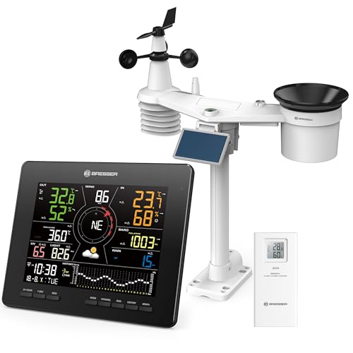 Bresser WLAN 4CAST MD Funk-Wetterstation:Detaillierte 7-Tage-24-Std.-Wettervorhersage, WLAN-Anbindung,7-in-1-Solar-Außensensor, Innenraumklimaüberwachung, erweiterbar mit Zusatzsensoren, App-Steuerung Bresser WLAN 4CAST MD Funk-Wetterstation:Detaillierte 7-Tage-24-Std.-Wettervorhersage, WLAN-Anbindung,7-in-1-Solar-Außensensor, Innenraumklimaüberwachung, erweiterbar mit Zusatzsensoren, App-Steuerung von Bresser