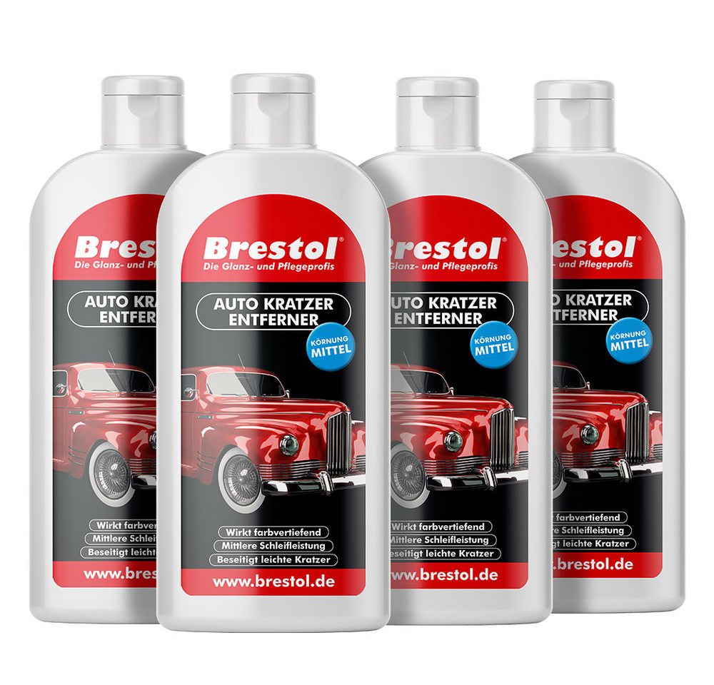Brestol Auto Kratzer Entferner, Kratzerentferner Autolack Autopolitur (1x 500 ml Auto Kratzer Entferner), entfernt kleine Kratzer & Schrammen von Brestol