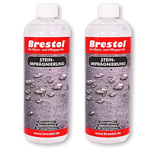 STEINIMPRÄGNIERUNG 2x 1000 ml - Steinversiegelung Fassadenschutz Steinimprägnierer Betonversiegelung Betonimprägnierung Ziegelimprägnierung Dachimprägnierung Kaminimprägnierung STEINIMPRÄGNIERUNG 2x 1000 ml - Steinversiegelung Fassadenschutz Steinimprägnierer Betonversiegelung Betonimprägnierung Ziegelimprägnierung Dachimprägnierung Kaminimprägnierung von Brestol