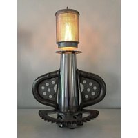 Rakete, Jet, Motorrad, Steampunk Inspirierte Akzent Lampe von BrettNLewisDesigns