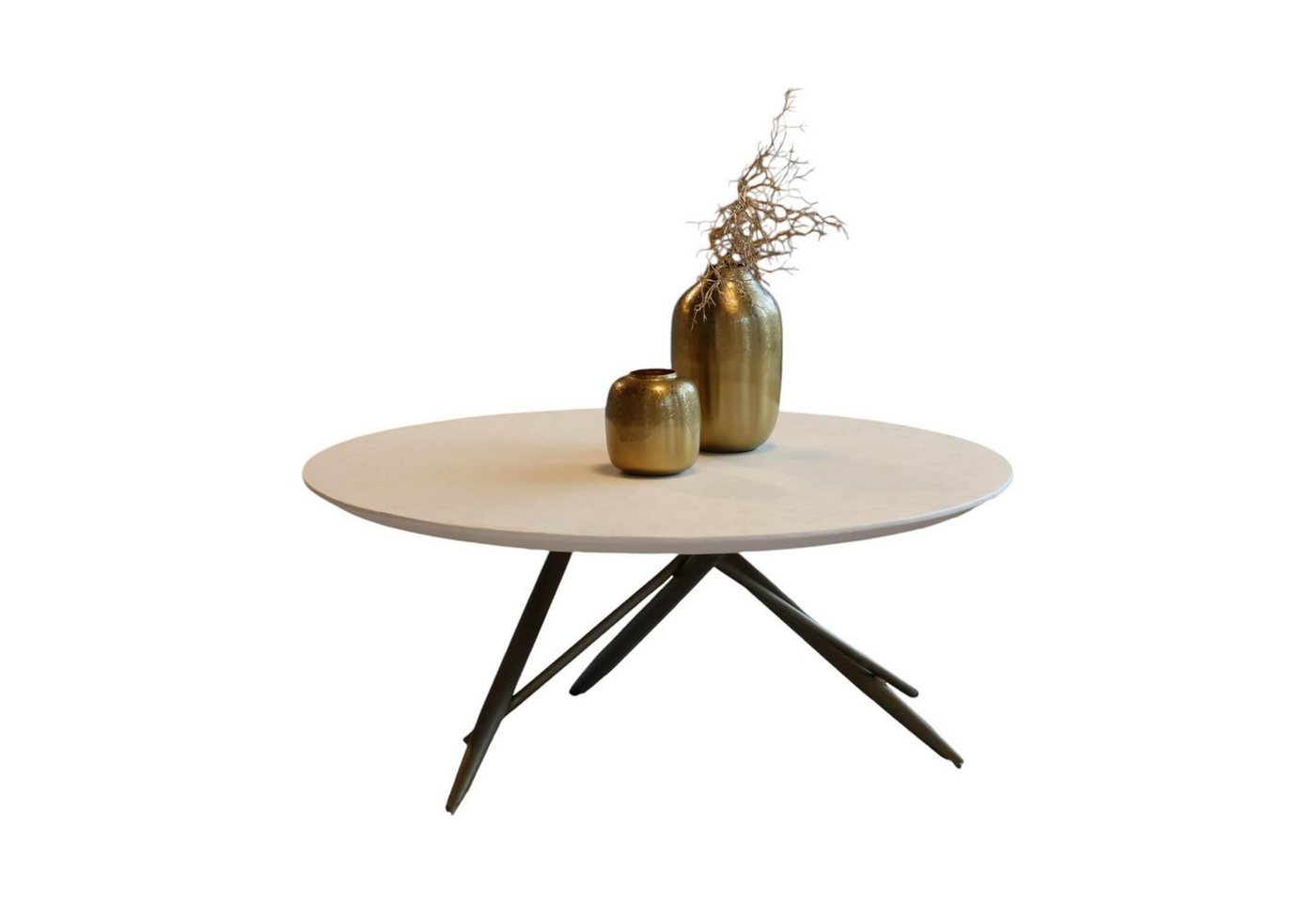 Bretz Couchtisch Couchtisch Ohlinda Type J 118 L Rund WS White Stone Weiß Gestell Bretz Couchtisch Couchtisch Ohlinda Type J 118 L Rund WS White Stone Weiß Gestell von Bretz