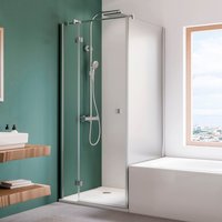 BREUER Badewannenseitenwand »Espira«, B x H: 75 x 170 cm - silberfarben von Breuer