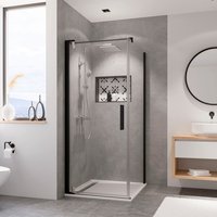 BREUER Seitenwand »Europa Design «, HxS: 196,8 x 0,8 cm - schwarz von Breuer