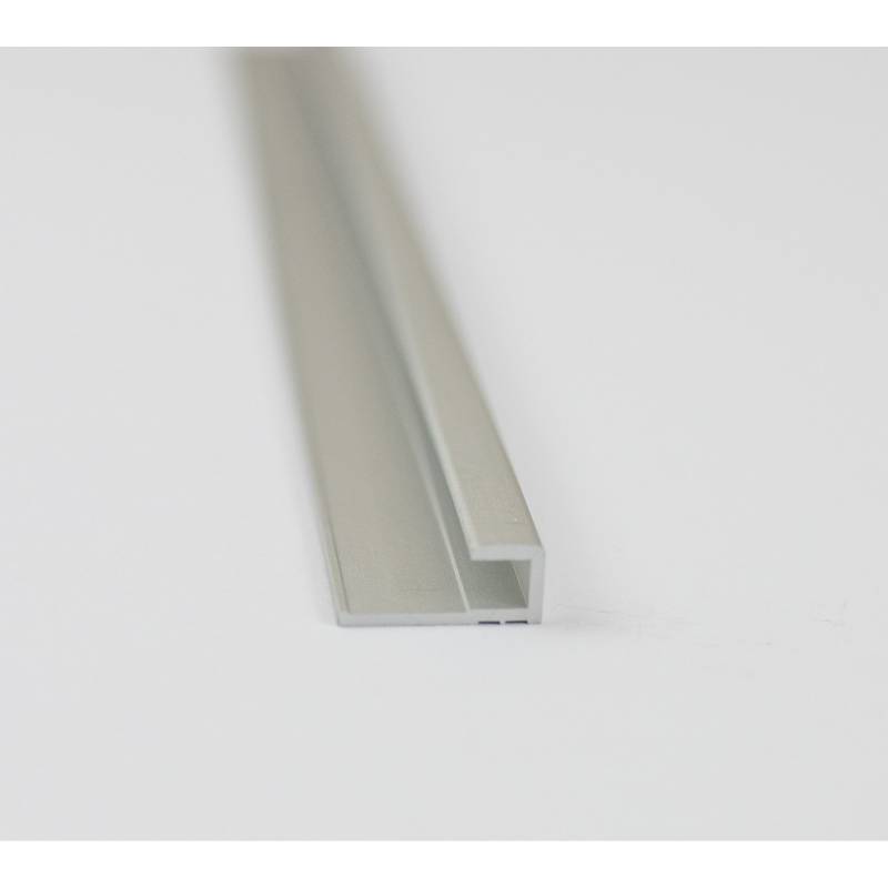 Breuer Abschlussprofil für 'DecoDesign' Rückwand gerade, alu-silbermatt 2100 mm von Breuer