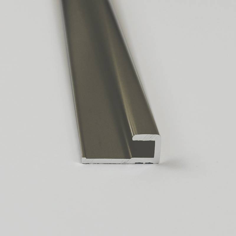 Breuer Abschlussprofil für Rückwandplatten, eckig, mokka, 2100 mm von Breuer