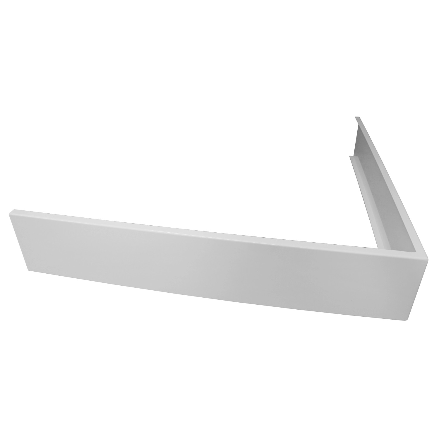 Breuer Aluminiumschürze für Quadrat-Duschwannen 80 cm x 80 cm Weiß von Breuer