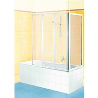 Breuer - Badewannen Seitenwand mit Deckenstütze, 75cm, Klarglas, Alu matt - Made in Germany Breuer - Badewannen Seitenwand mit Deckenstütze, 75cm, Klarglas, Alu matt - Made in Germany von Breuer