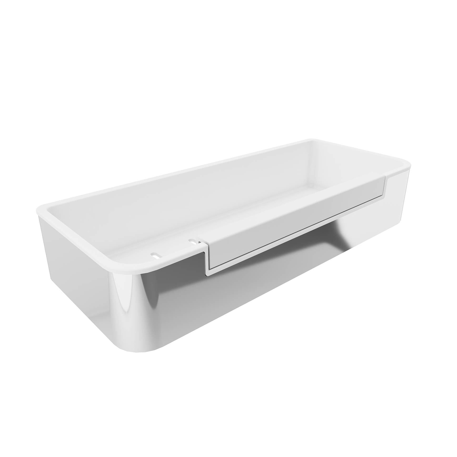 Breuer Duschkorb rechteckig mit Glasabzieher 29,0 x 12 x 5,3 cm Breuer Duschkorb rechteckig mit Glasabzieher 29,0 x 12 x 5,3 cm von Breuer