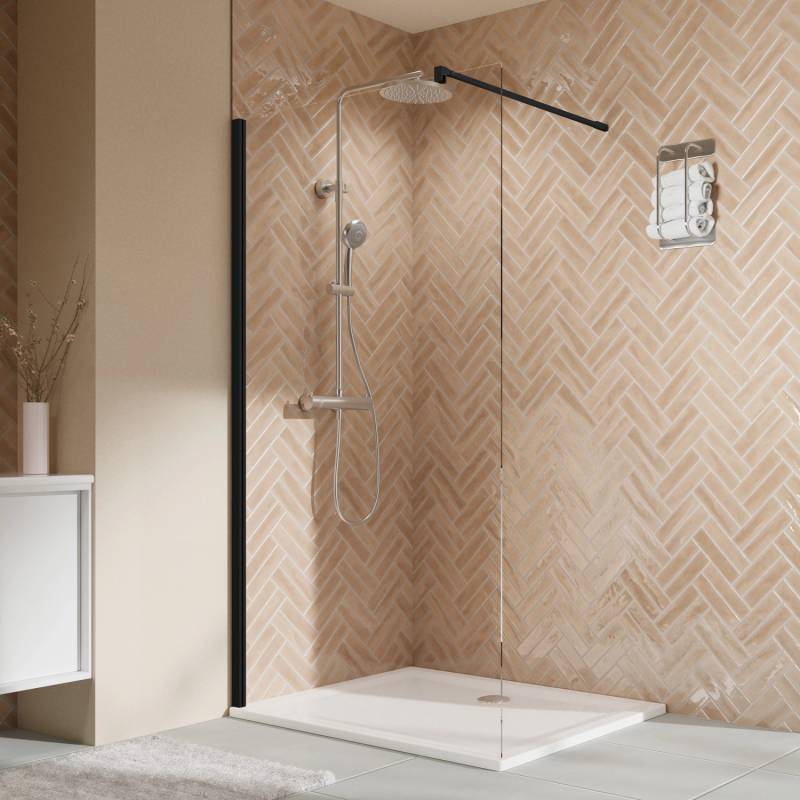 Breuer Duschwand Elana 2.0 Alleinstehend Klarglas inkl. CER+ 200 cm x 140 cm Breuer Duschwand Elana 2.0 Alleinstehend Klarglas inkl. CER+ 200 cm x 140 cm von Breuer