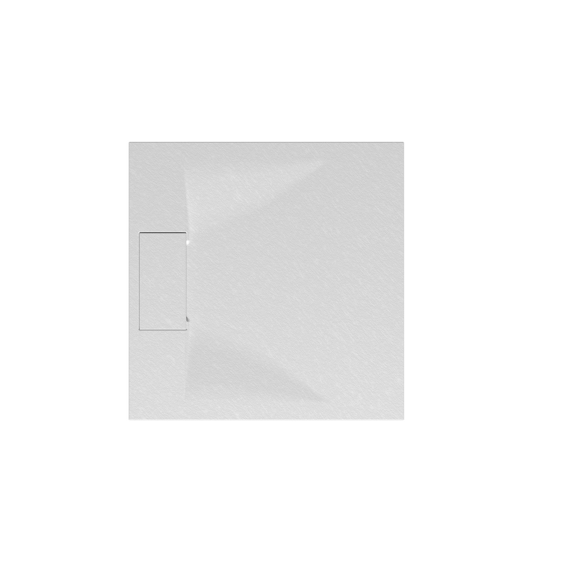 Breuer Duschwanne 'Lite Line/Quick72' Steinoptik weiß 80 x 80 cm von Breuer