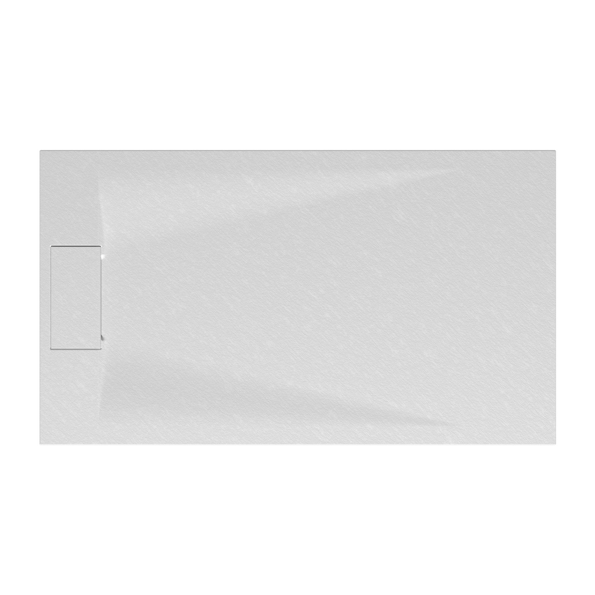 Breuer Duschwanne 'Lite Line/Quick72' Steinoptik weiß 80 x 90 cm von Breuer