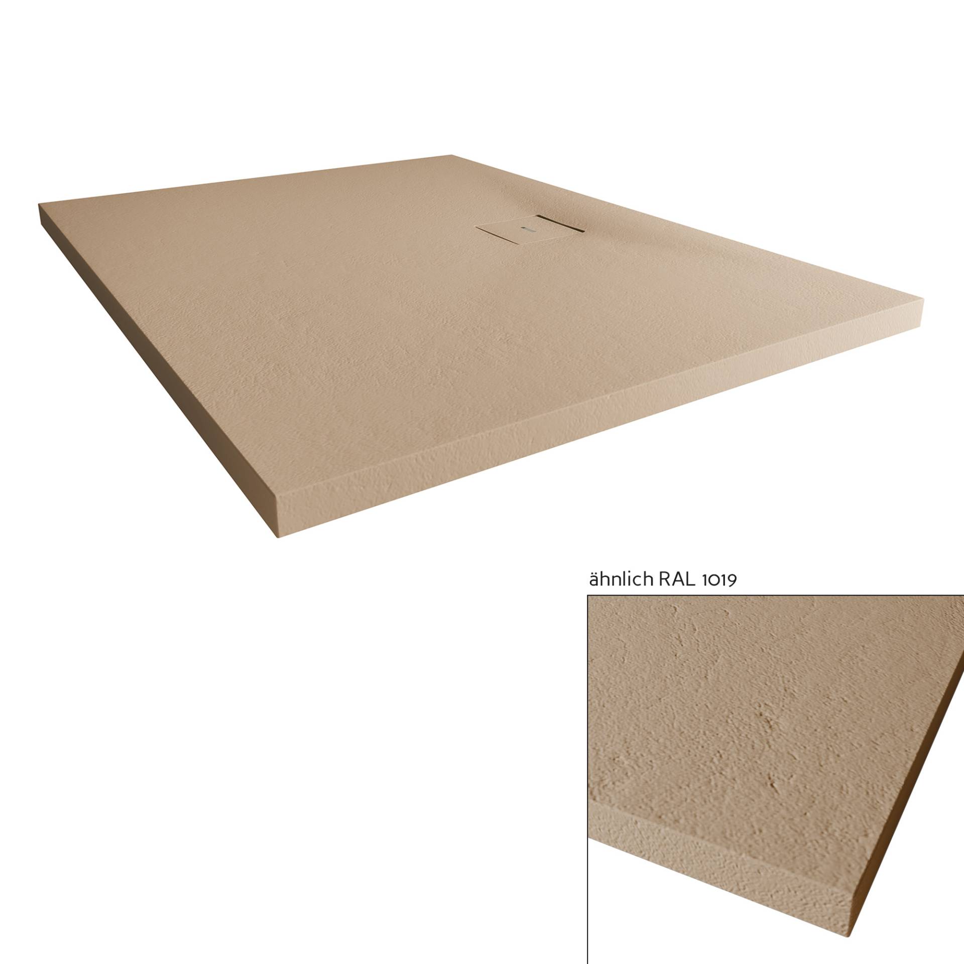 Breuer Duschwanne 'Modern Line Steinoptik' Mineralguss sandstein 100 x 140 x 4 cm Breuer Duschwanne 'Modern Line Steinoptik' Mineralguss sandstein 100 x 140 x 4 cm von Breuer