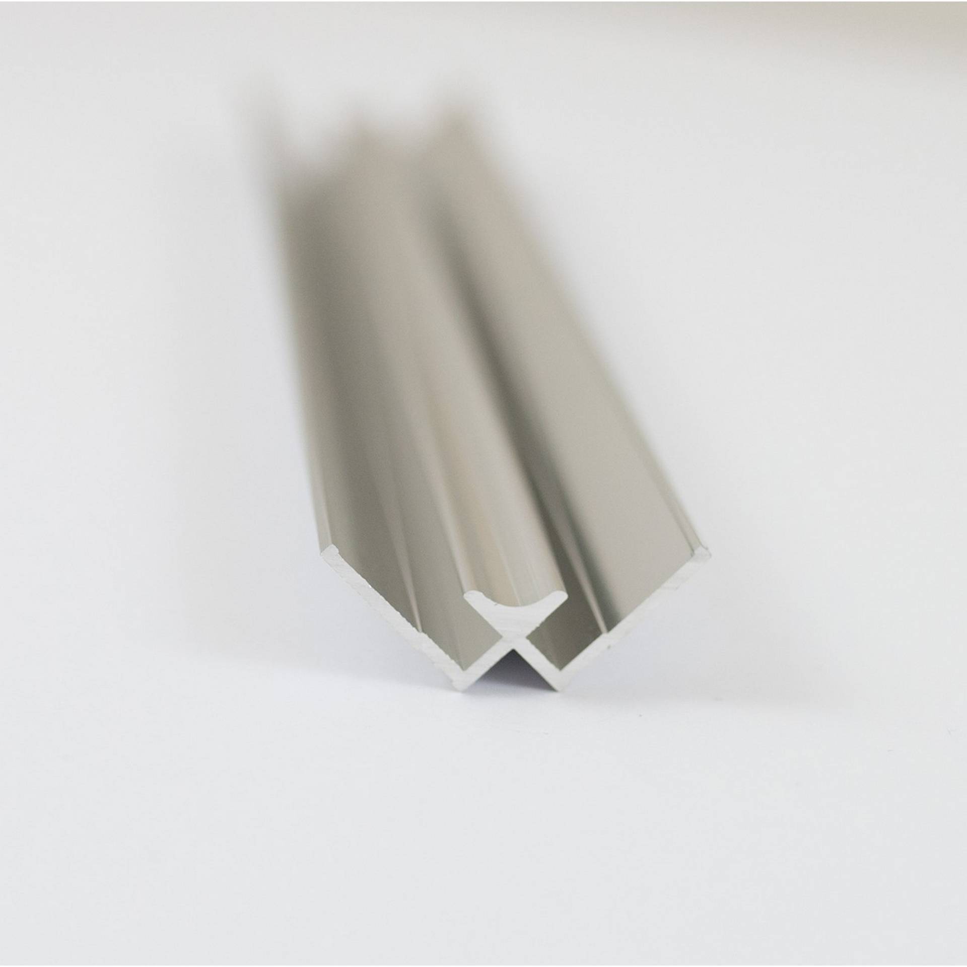 Breuer Eck-Verbindungsprofil für 'DecoDesign' Rückwand innen, alu-chromeffekt 2100 mm von Breuer